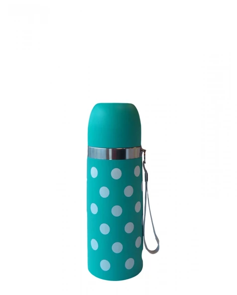 Sema Baby Puantiyeli Bebek Termosu 350 ml - Mavi