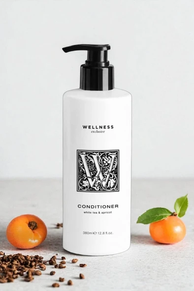Wellness Exclusive White Tea & Apricot Conditioner 380 ml – Beyaz Çay ve Kayısı Özlü Saç Bakım Kremi - 3