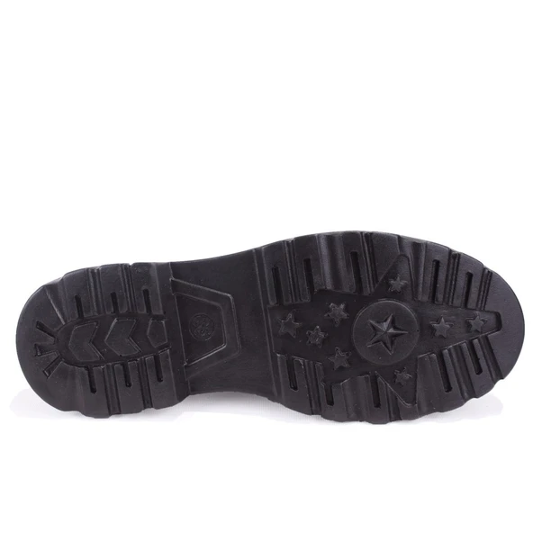 Dagoster DZA07-90814 Siyah Rugan Günlük Loafer Kadın Ayakkabı - 4