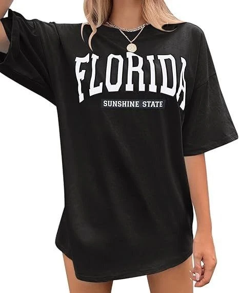 Bisiklet Yaka Baskılı T-shirt - Siyah - Resim 2