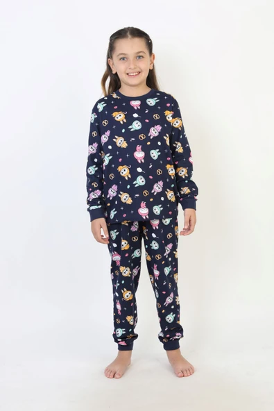 Labubu Desenli Kız Çocuk Takımı - Resim 12