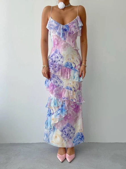 Pivara İp Askılı Elbise - Resim 2