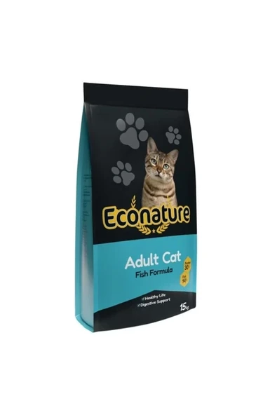 Econature Balıklı Yetişkin Kedi Maması 15 Kg - 2