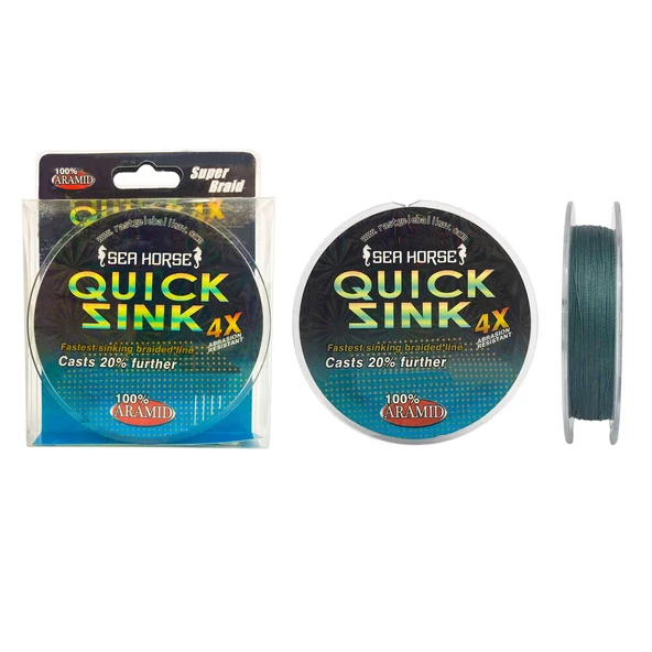 Sea Horse Quick Sink 0,14 Mm 200mt 4x İpek Misina
