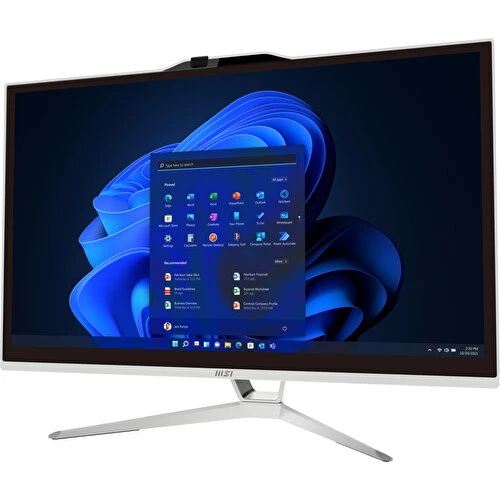 MSI PRO AP222T 13M-210XEU 21.5 I3-13100 4GB 128GB Multi-Touch Beyaz Dos - Resim 2