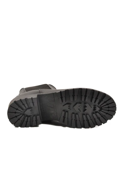 Aspor Siyah Lastikli Kadın Topuklu Bot - Resim 5