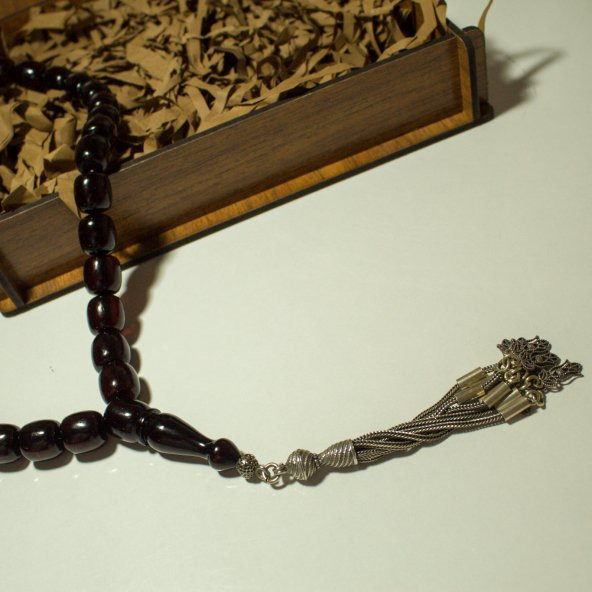 Asal Tesbih Sıkma Kehribar 0017 - 2