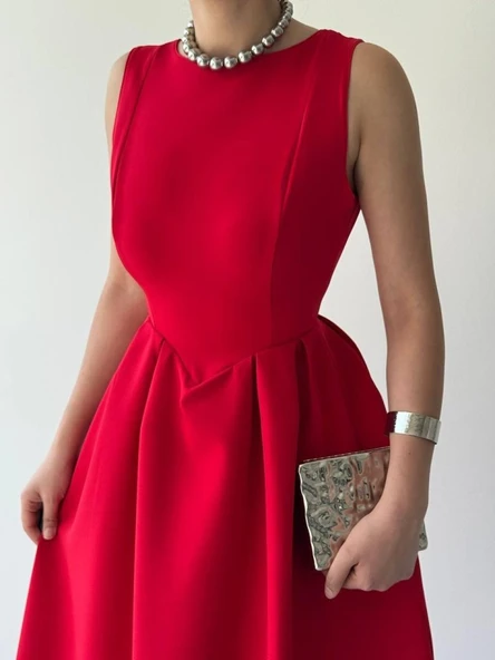 Bea Midi Elbise - Resim 9