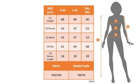 Kadın Kısa Kollu V Yaka önü Düğmeli Viskon Elbise - Resim 6