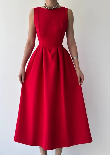 Bea Midi Elbise - Resim 2