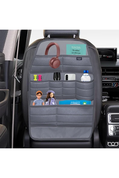 Bod Ecolux Serisi Taytüyü Araba Oto Koltuk Arkası Eşya Düzenleyici Araç İçi Organizer Füme