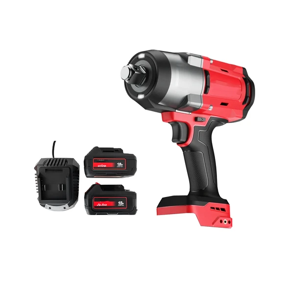 Şarjlı Çift Akülü Darbeli Somun Sıkma 3/4 Sökme Tabanca 1980 Nm Tork Teker Bijon 2300 BPM 18 Volt ürün görseli