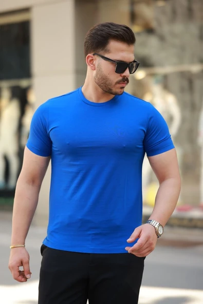 Erkek Bisiklet Yaka Basic Tişört ürün görseli