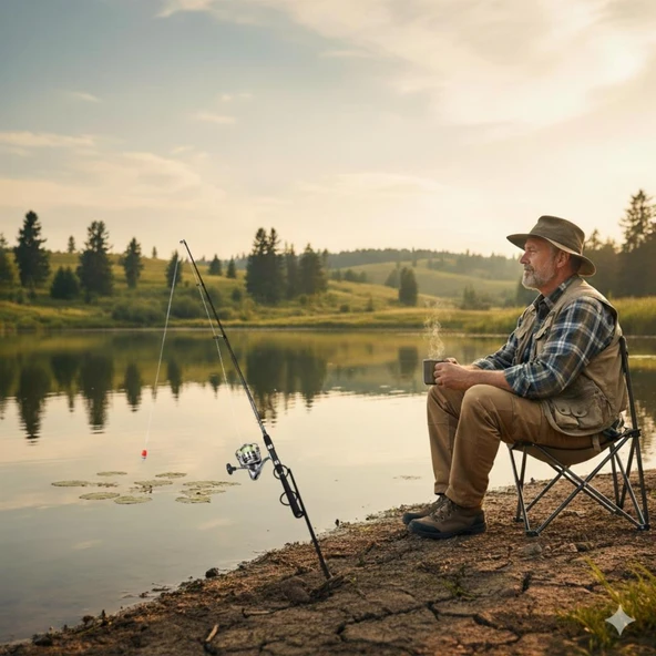 Olta Kamış Ayağı - Paslanmaz Çelik - Fishack - Siyah - Resim 3