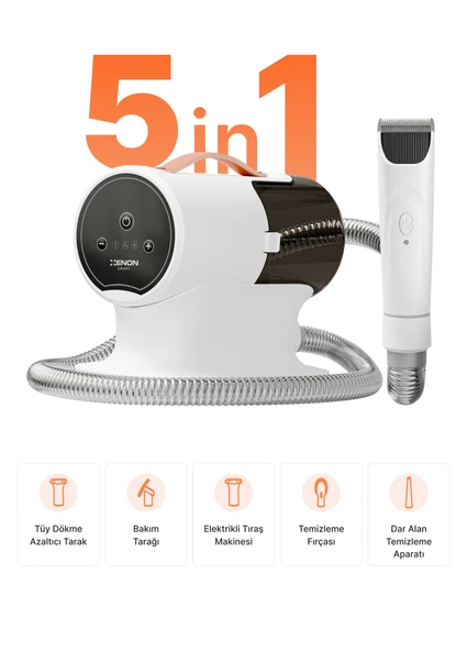 Xenon Smart 5'i 1 Arada Evcil Hayvan Tüy Bakım Seti X6301 - 2