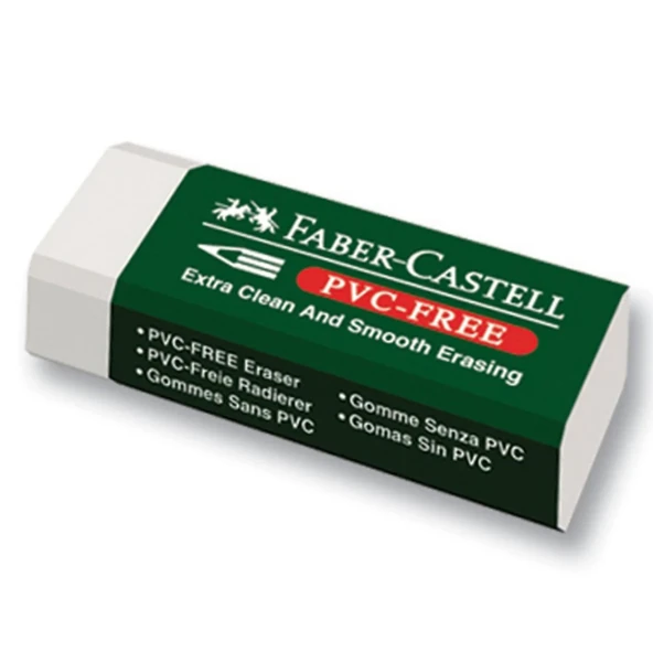 Faber-Castell Öğrenci Silgisi Beyaz | 188538 - Resim 2