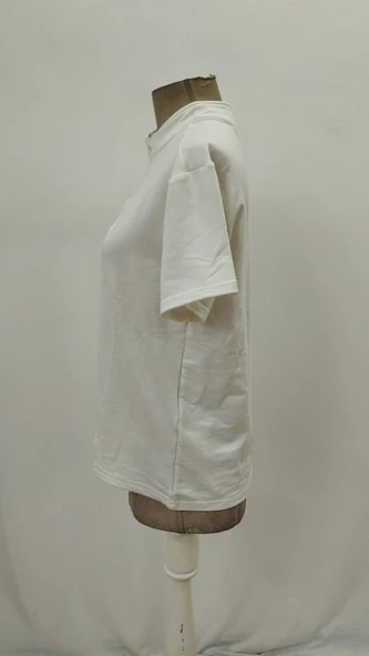 Erkek Kısa Kollu Hakim Yaka önü Düğmeli Viskon Bluz - Resim 6