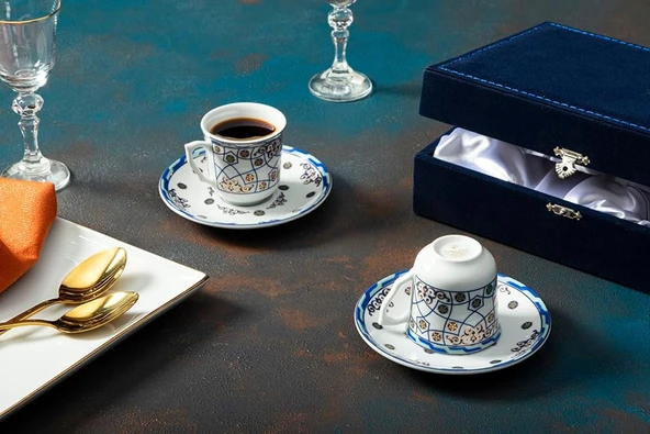 Porland 04POR019274 Sadabad 4 Parça Kahve Fincan Takımı ürün görseli