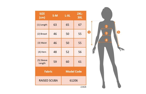 Kadın Uzun Kollu önden Fermuarlı Harf Baskılı şardonlu Dalgıç Bluz - Resim 4