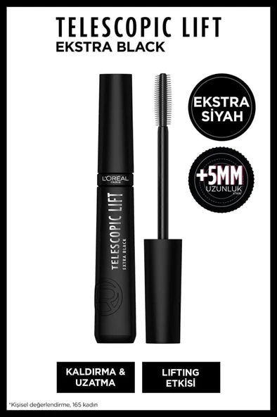 L'Oreal Paris Telescopic Lift Extra Black Maskara - 1