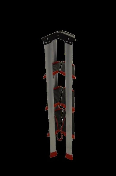 Alüminyum Çift Taraflı Merdiven 4+4 (SAR1324) - Resim 4