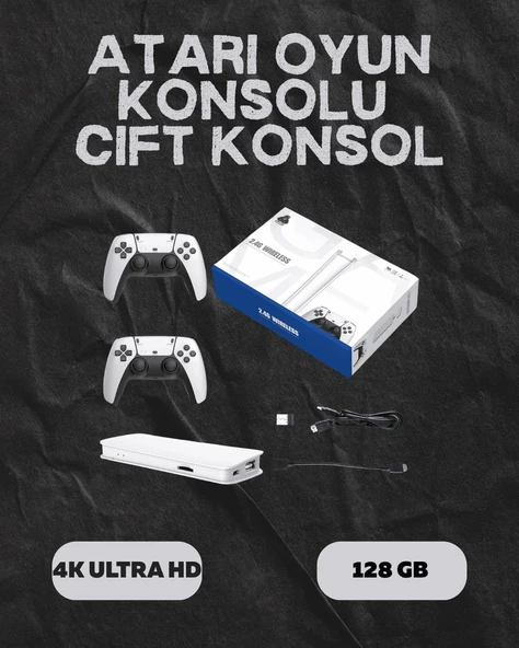 M15 Retro Konsol – 20.000 Oyunlu, Çift Gamepadli, 4K HDMI ürün görseli 1