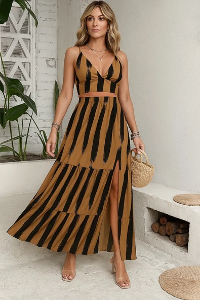 Kadın Kolsuz Askılı Crop Ikili Süprem Takım ürün görseli