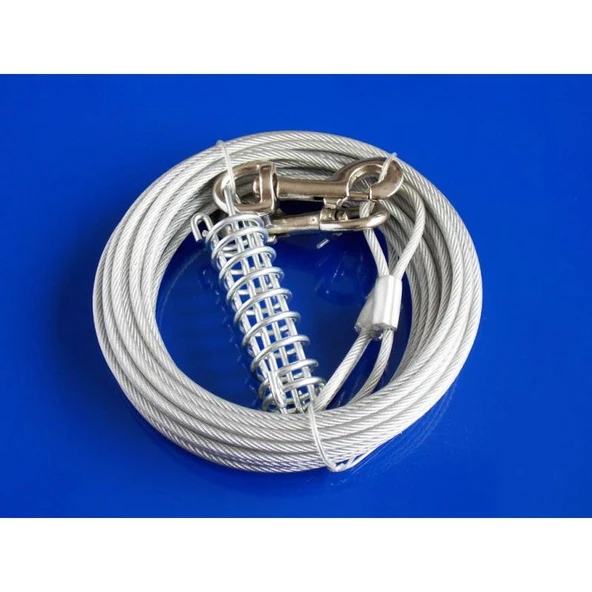 Eastland Bahçe için Yaylı Çelik Köpek Bağlama Halatı 9 m ürün görseli 1