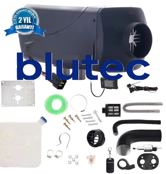 blutec 2 Yıl Garantili Webasto Tipi Muadil DizelI ısıtıcı 12 volt 5kw