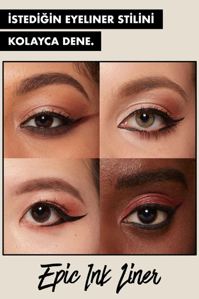 NYX Professional Makeup Siyah Eyeliner - Epic Ink Liner - 4