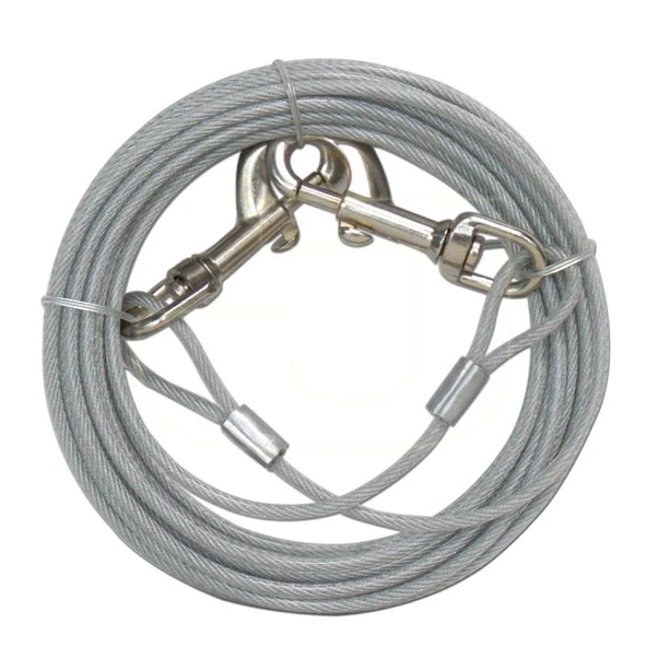 Eastland Çelik Köpek Bahçe Bağlama Halatı 5 mmx9 metre ürün görseli 1