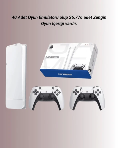 HDMI Çıkışlı Çift Kablosuz Kollu Retro Game Stick – M15 - Resim 2