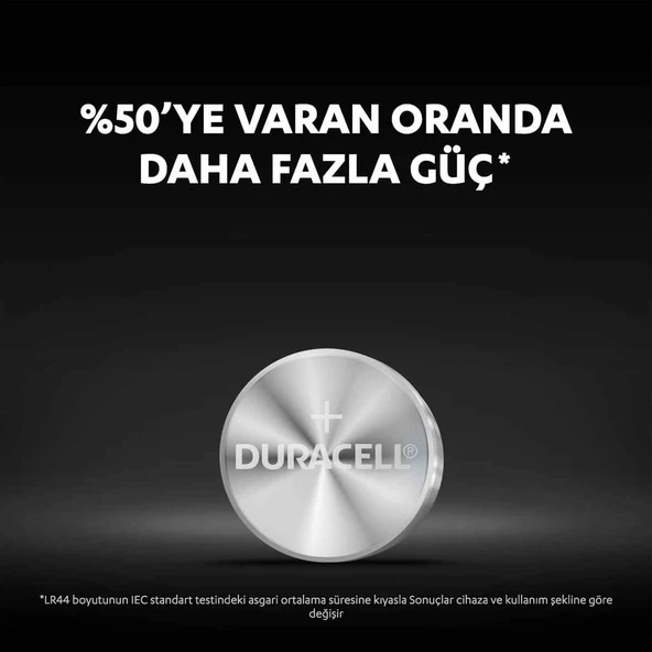 Duracell Lityum Düğme Pil 3 V 4 LÜ | LR44 - 3