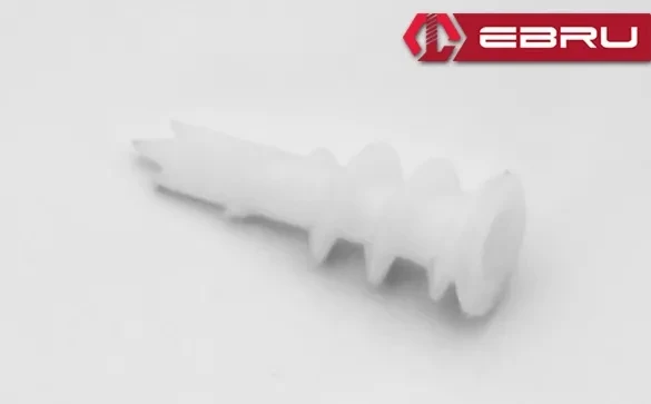 Ebru Vidalı Plastik Turbolet Dübeli - 50 Adet ürün görseli 1