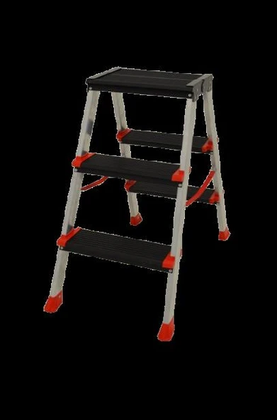 Alüminyum Çift Taraflı Merdiven 3+3 (SAR1323) ürün görseli