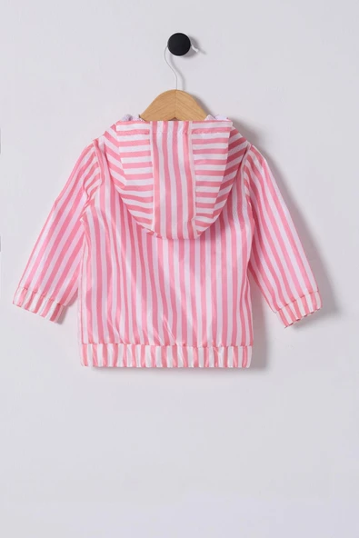 U.S. Polo Assn. Kız Bebek Yağmurluk Pembe - Resim 2