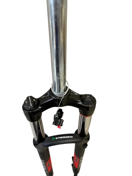 Zoom Vaxa 32 Air  27,5" Jant Havalı Gidondan Kilitli Bisiklet Maşası 1-1/8 QR Maşa Magnezyum Bacak - Resim 3