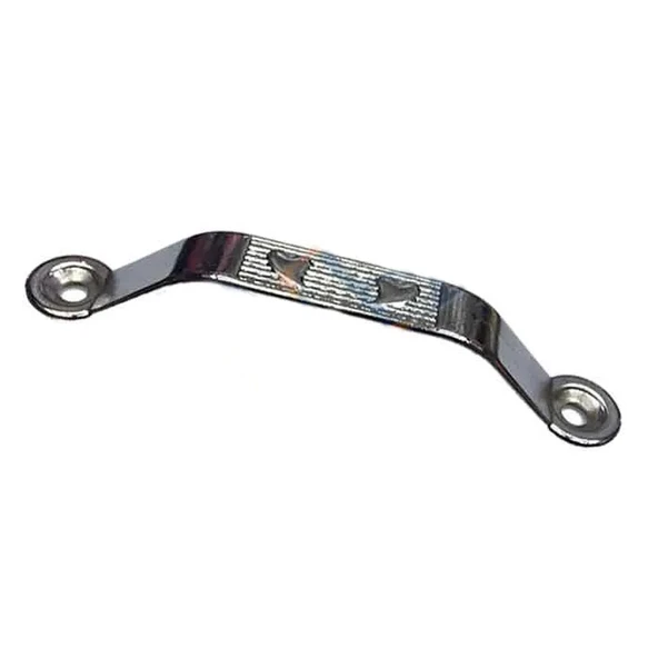 Dekoratif Zamak Kulp Dıştan - 64mm, Nikel, 1 Adet - 1