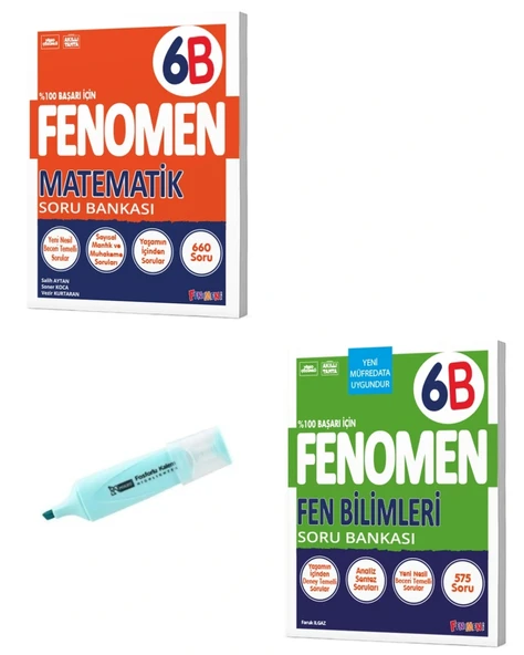 6. Sınıf B Serisi Matematik Ve Fen Bilimleri Soru Bankası ürün görseli