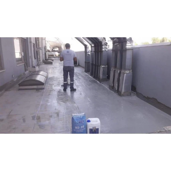 İsonem Md28 Tam Elastik Çimento Esaslı Su İzolasyonu 20+10 Kg - 5