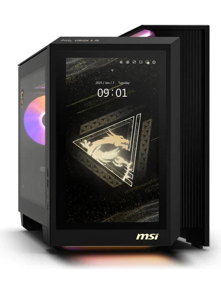 MSI MEG VISION X AI 2NVZ9-052TR Ultra 9 285K 64GB 2TB SSD RTX5090 Windows 11 Masaüstü Bilgisayar - 1