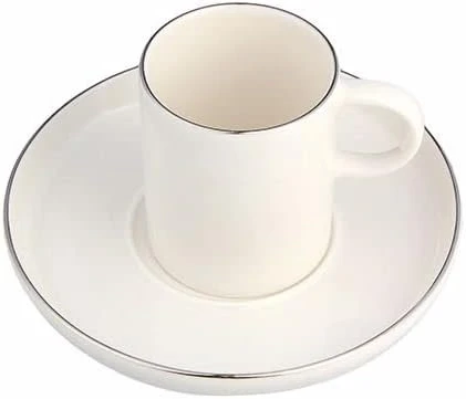 Porland Chopin Platin Kahve Takımı 4 Parça - Resim 2