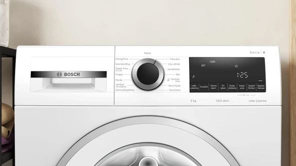 Bosch WGA142X2TR 1200 Devir 9 KG Çamaşır Makinesi - 2