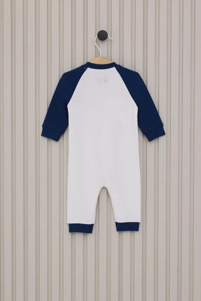 U.S. Polo Assn. Erkek Bebek Patiksiz Tulum Krem - Resim 2