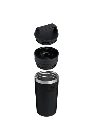 Stanley The Café-To-Go Travel Mug 0.35L / 12oz Siyah Termos - Resim 3