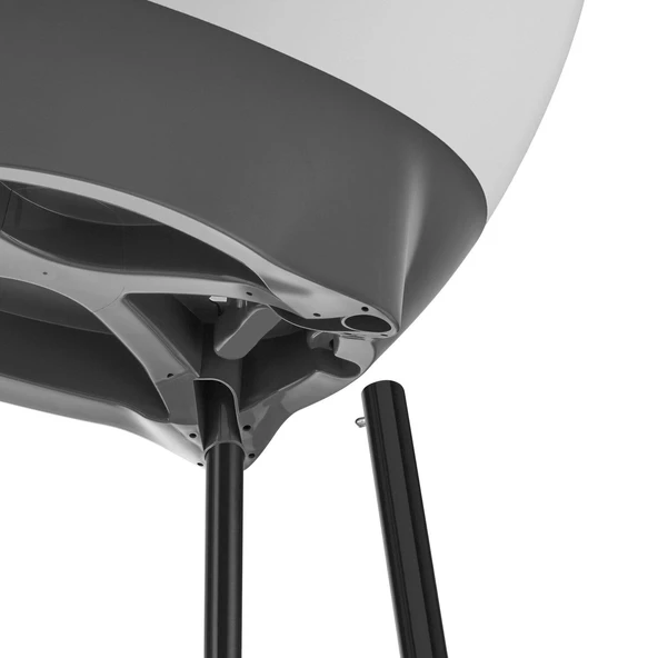 Babyjem Elegant Ayaklı Küvet 38 lt Su Tahliyeli Beyaz Renk - 5