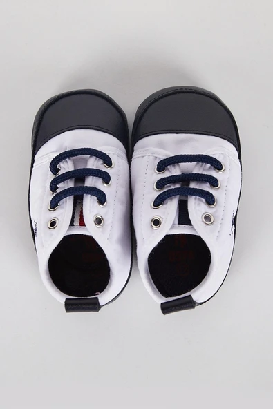 U.S. Polo Assn. Erkek Bebek Ayakkabı Beyaz - Resim 4