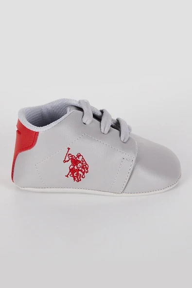 U.S. Polo Assn. Erkek Bebek Ayakkabı Gri - 3
