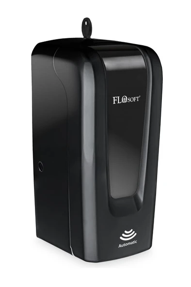 Sensörlü Köpük Sabun Verici 1000ml, Fotoselli Otomatik Köpük Sabun Dispanseri Sabunluk F046S Siyah - Resim 3