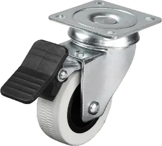 Hts 334 - 50x20 Mm Çift Bilyalı Tablalı Frenli Teker 4 Adet ürün görseli